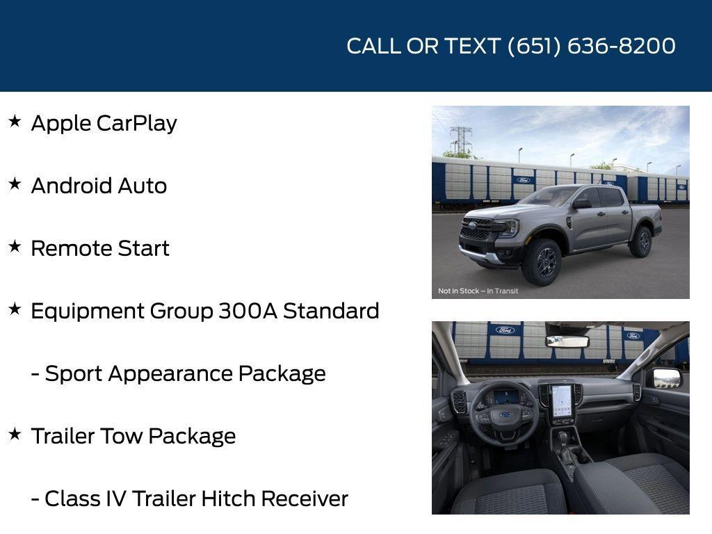 new 2025 Ford Ranger car, priced at $38,199