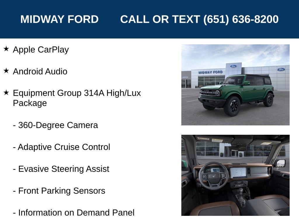 new 2024 Ford Bronco car, priced at $49,504