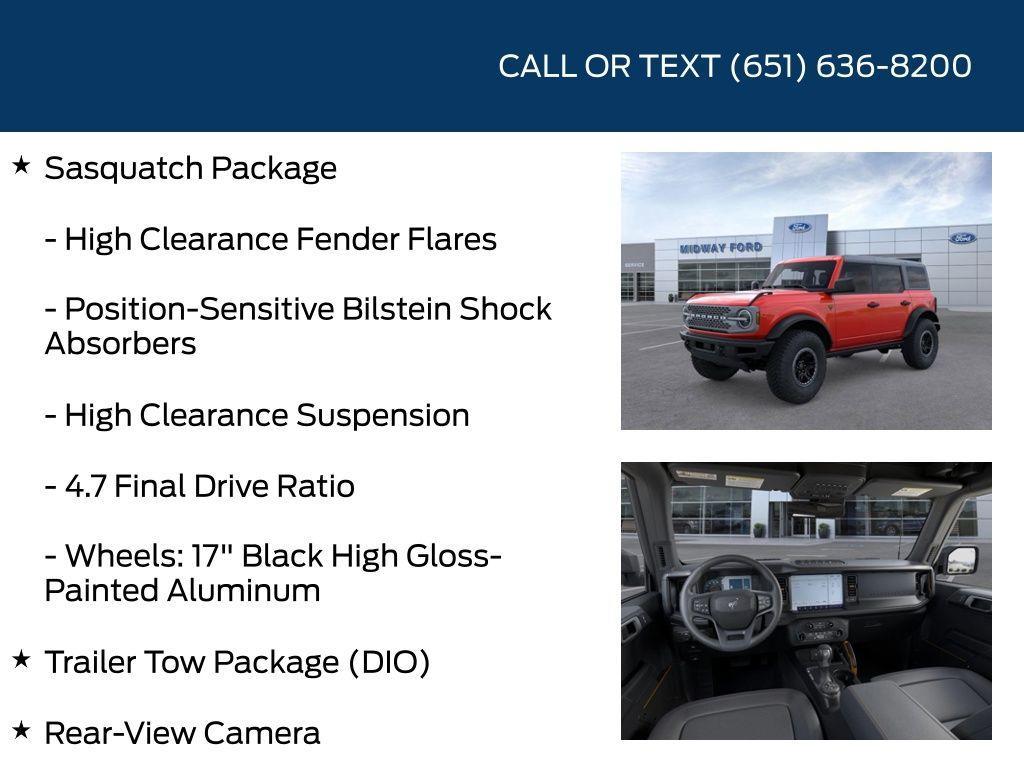 new 2024 Ford Bronco car, priced at $53,589