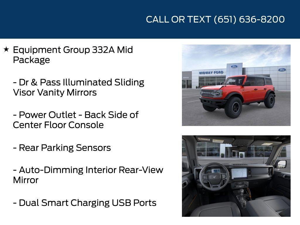 new 2024 Ford Bronco car, priced at $53,589