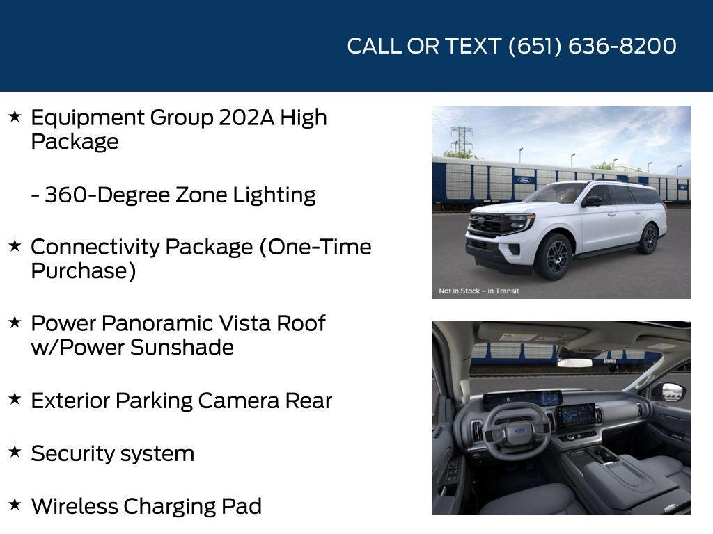 new 2025 Ford Expedition Max car, priced at $72,182