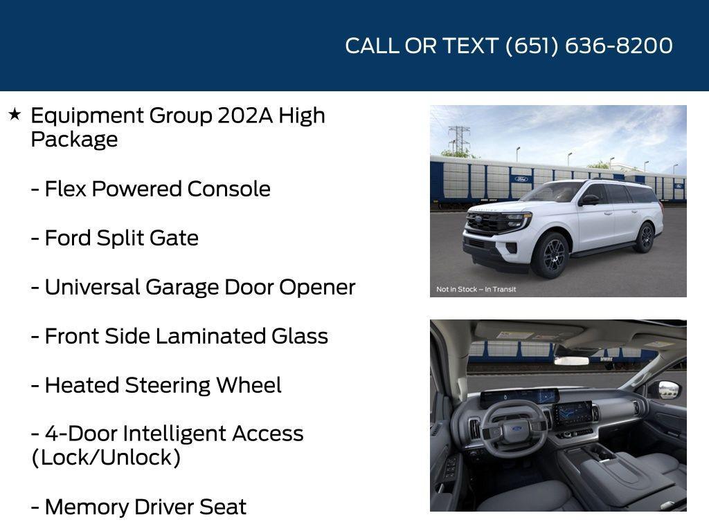 new 2025 Ford Expedition Max car, priced at $72,182