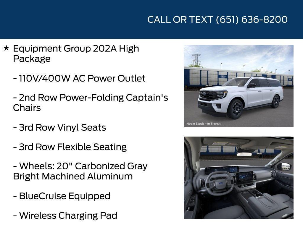 new 2025 Ford Expedition Max car, priced at $72,182