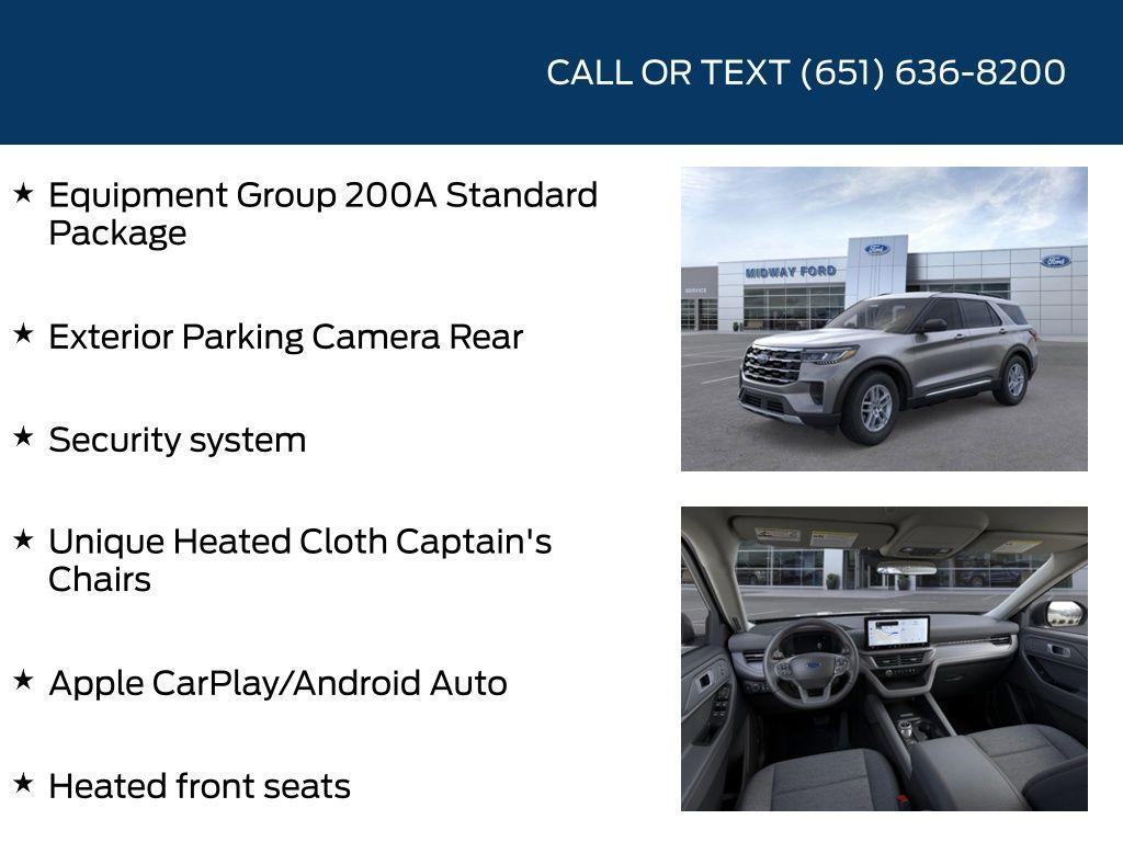 new 2025 Ford Explorer car, priced at $41,252