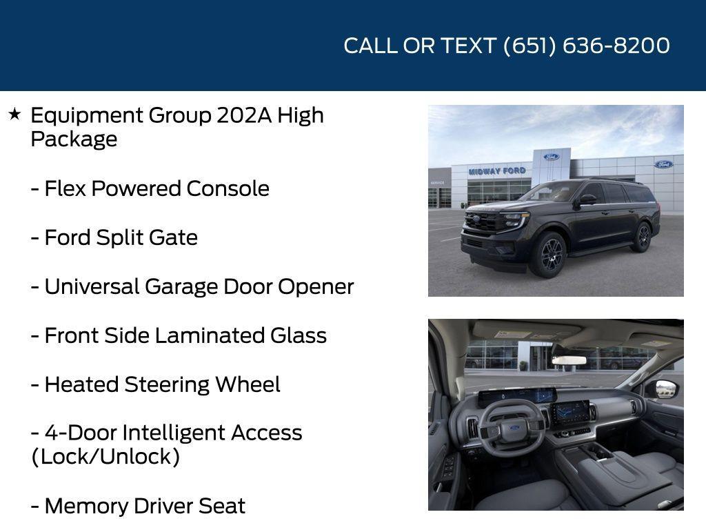 new 2025 Ford Expedition Max car, priced at $72,163