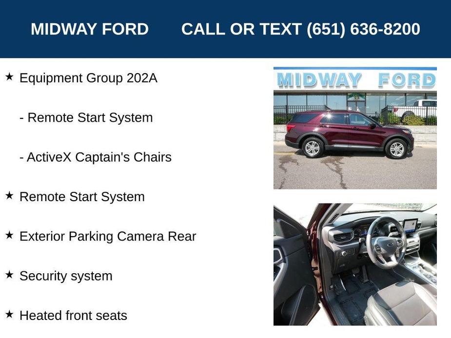 used 2022 Ford Explorer car, priced at $30,998