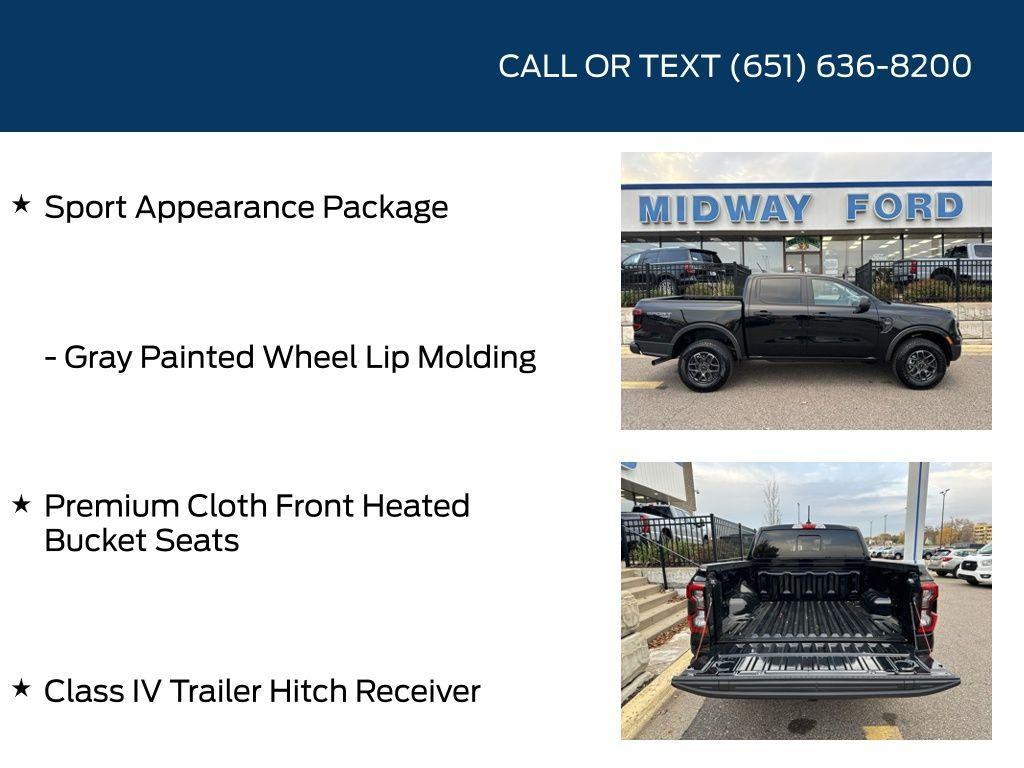 used 2024 Ford Ranger car, priced at $40,870