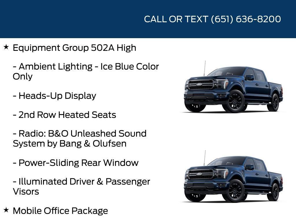 new 2025 Ford F-150 car, priced at $72,594