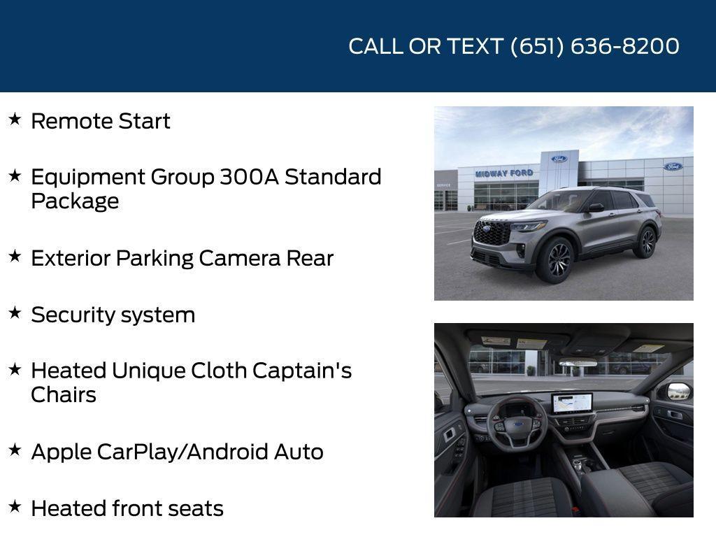 new 2025 Ford Explorer car, priced at $46,444