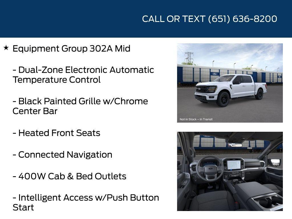 new 2025 Ford F-150 car, priced at $58,106