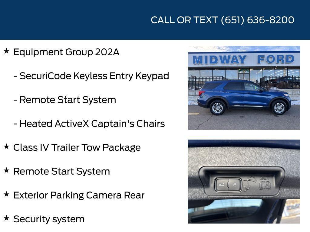 used 2023 Ford Explorer car, priced at $28,998