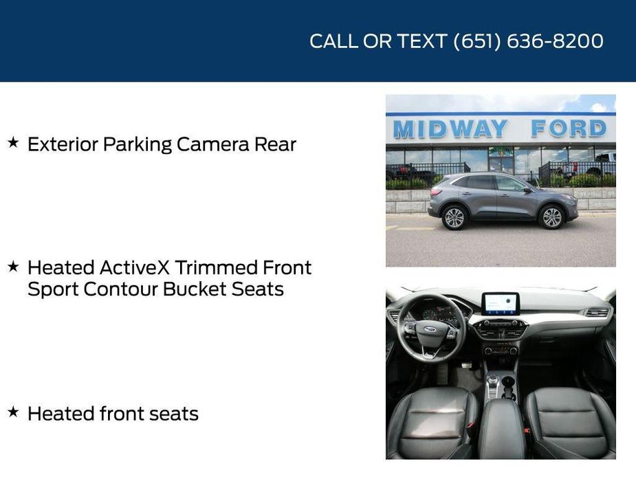 used 2022 Ford Escape car, priced at $24,498