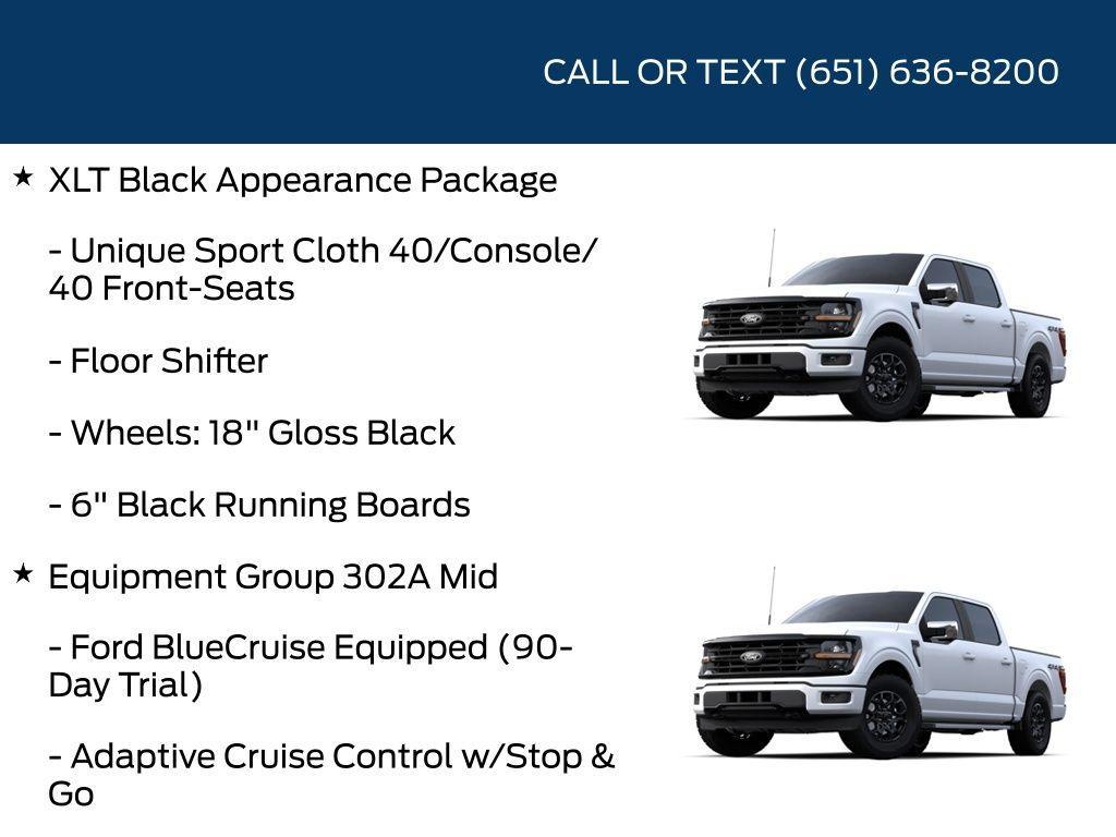 new 2024 Ford F-150 car, priced at $57,112