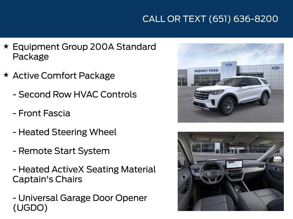 new 2025 Ford Explorer car, priced at $47,376