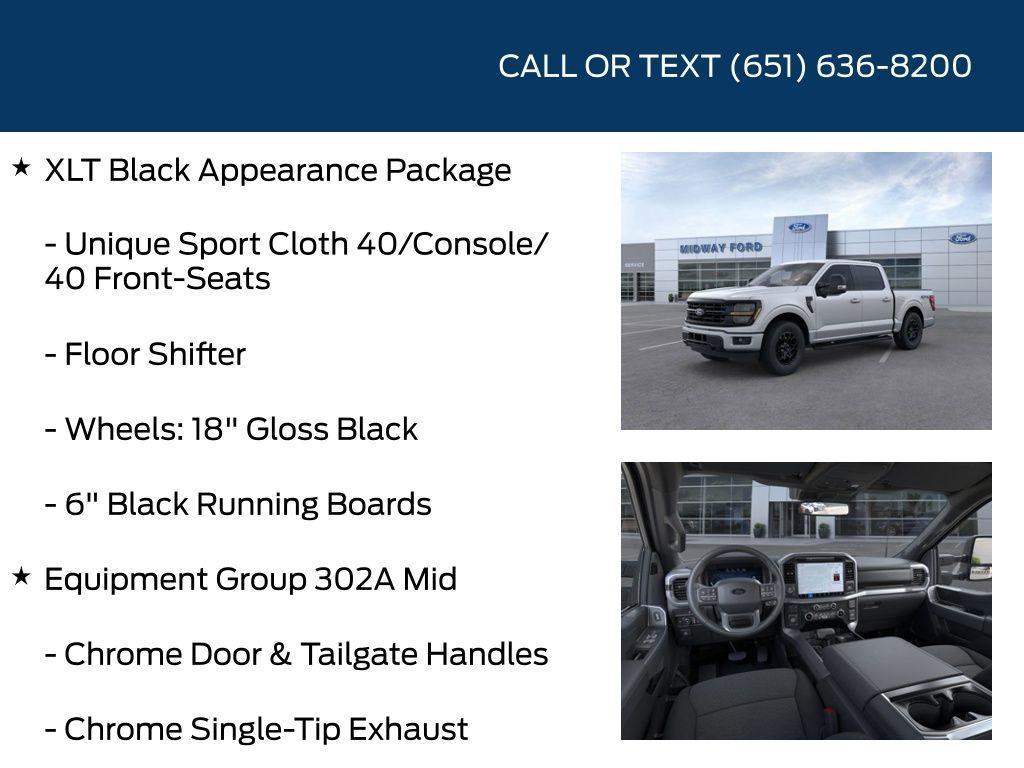 new 2025 Ford F-150 car, priced at $56,427