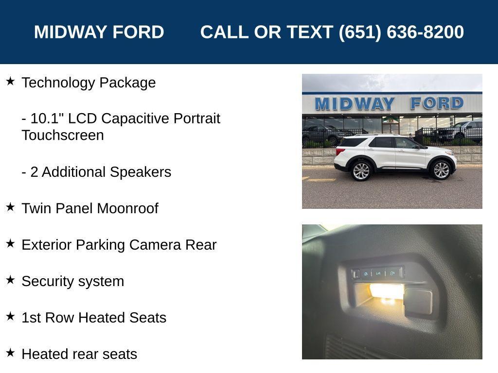 used 2022 Ford Explorer car, priced at $38,998