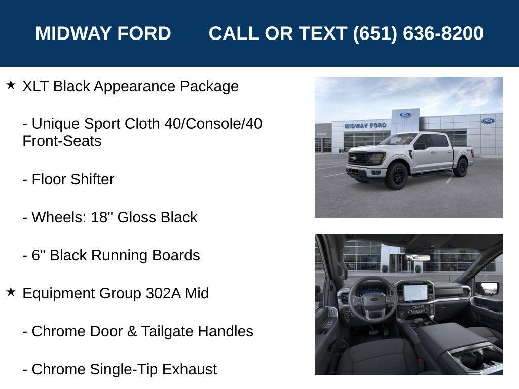 new 2025 Ford F-150 car, priced at $55,871