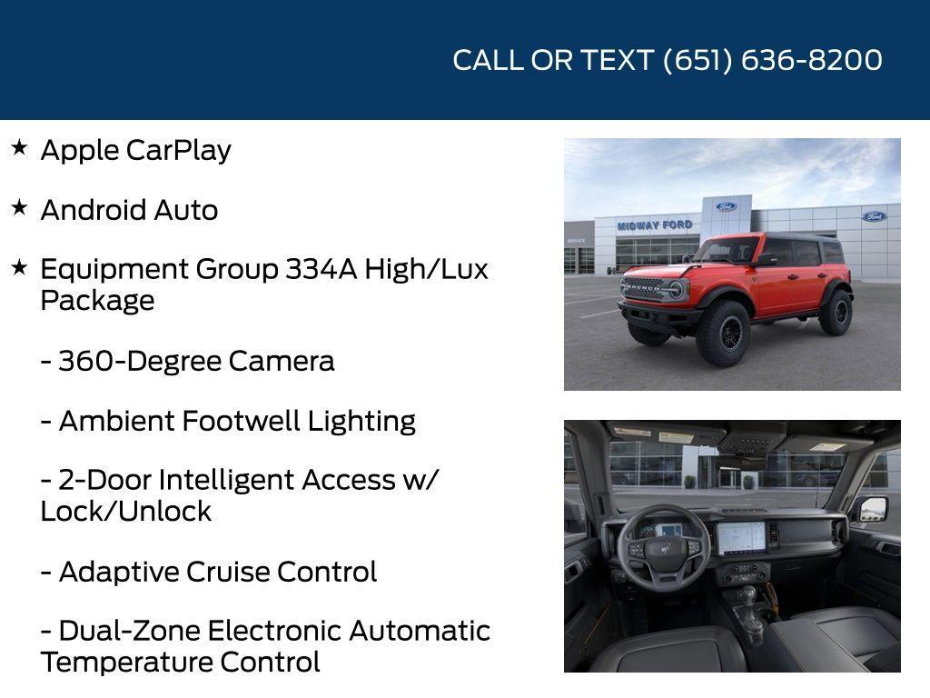 new 2024 Ford Bronco car, priced at $63,049