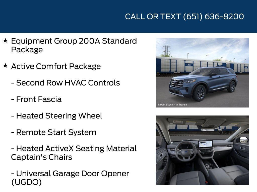 new 2025 Ford Explorer car, priced at $47,267