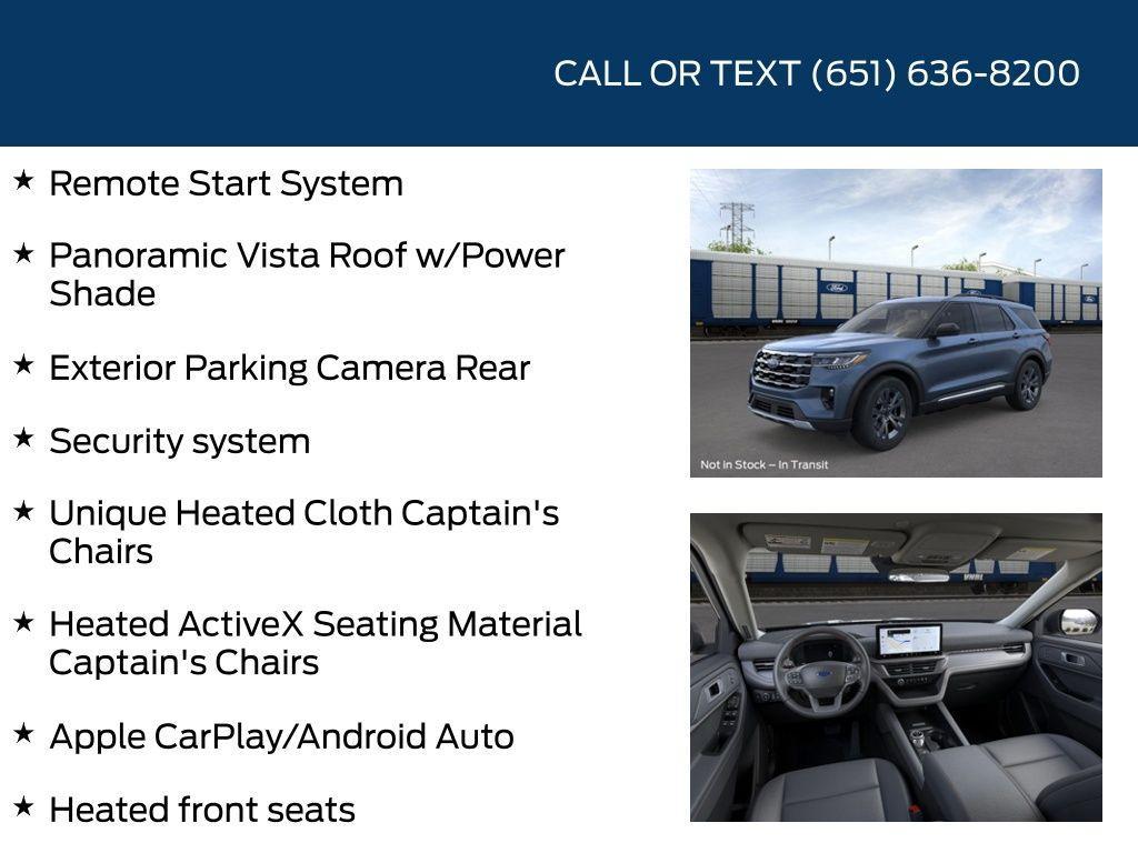 new 2025 Ford Explorer car, priced at $47,267