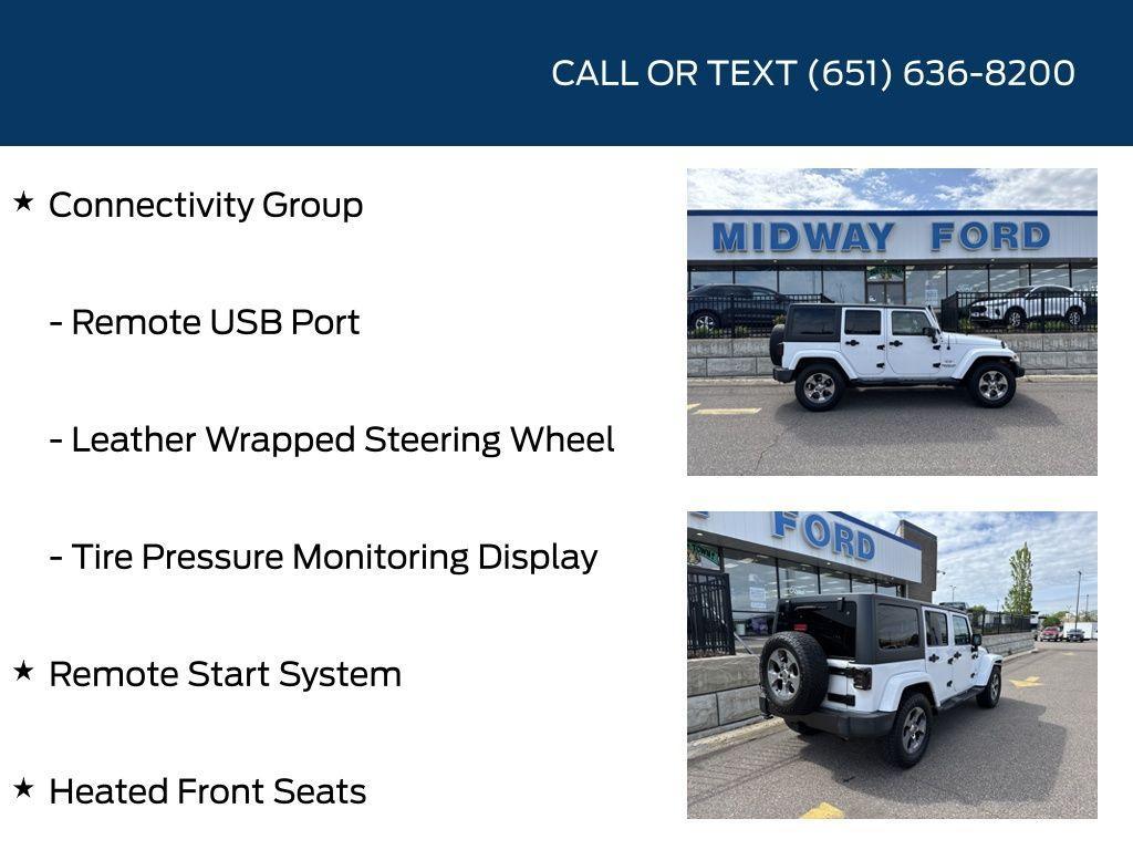 used 2016 Jeep Wrangler Unlimited car, priced at $19,334