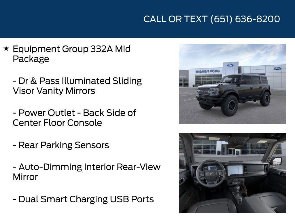 new 2024 Ford Bronco car, priced at $55,904