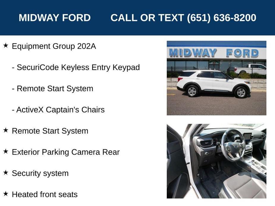 used 2022 Ford Explorer car, priced at $31,998