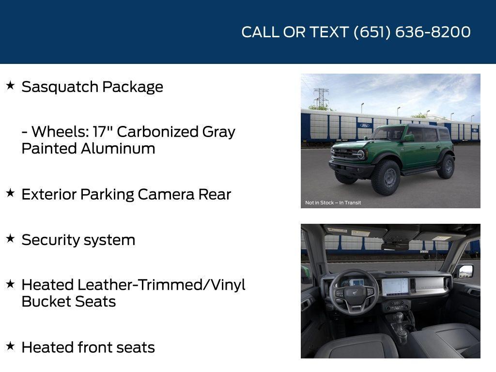 new 2025 Ford Bronco car, priced at $55,148