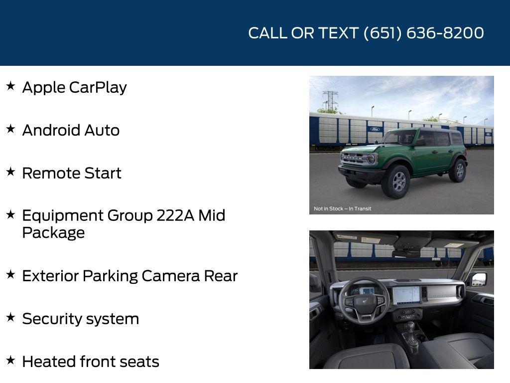 new 2025 Ford Bronco car, priced at $47,574