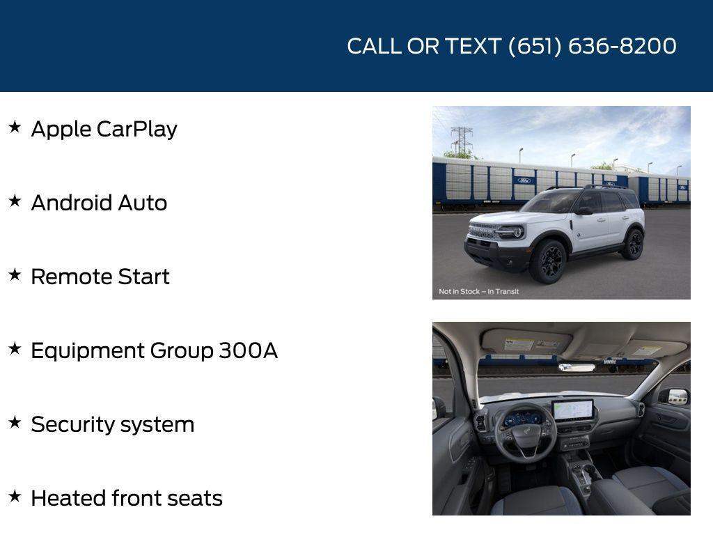 new 2025 Ford Bronco Sport car, priced at $36,101
