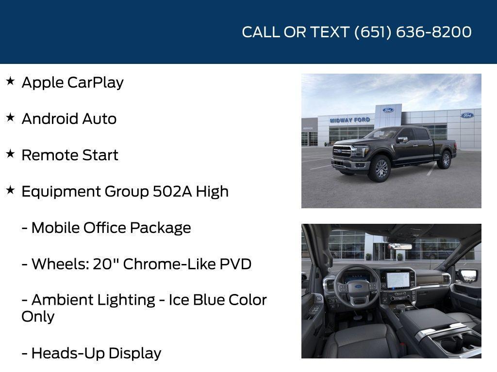 new 2025 Ford F-150 car, priced at $69,099