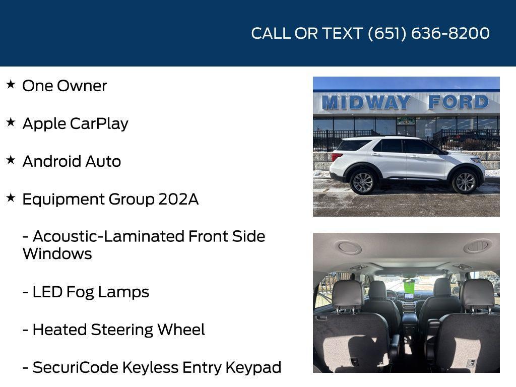 used 2022 Ford Explorer car, priced at $33,371