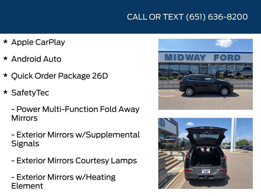 used 2018 Jeep Cherokee car, priced at $13,447