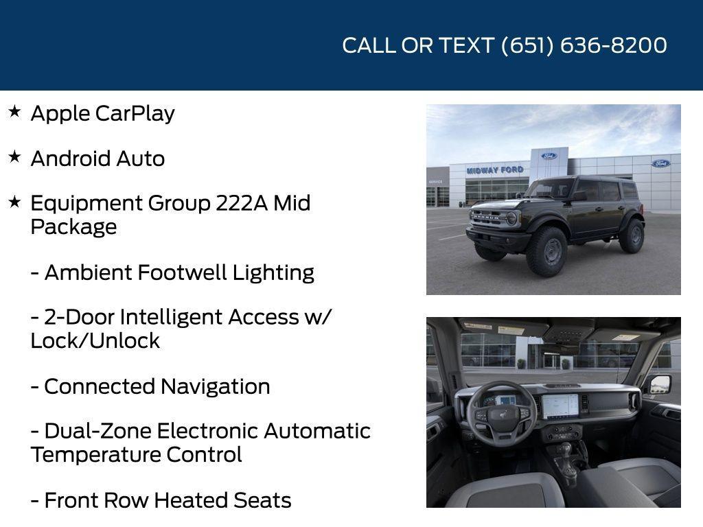 new 2024 Ford Bronco car, priced at $49,859