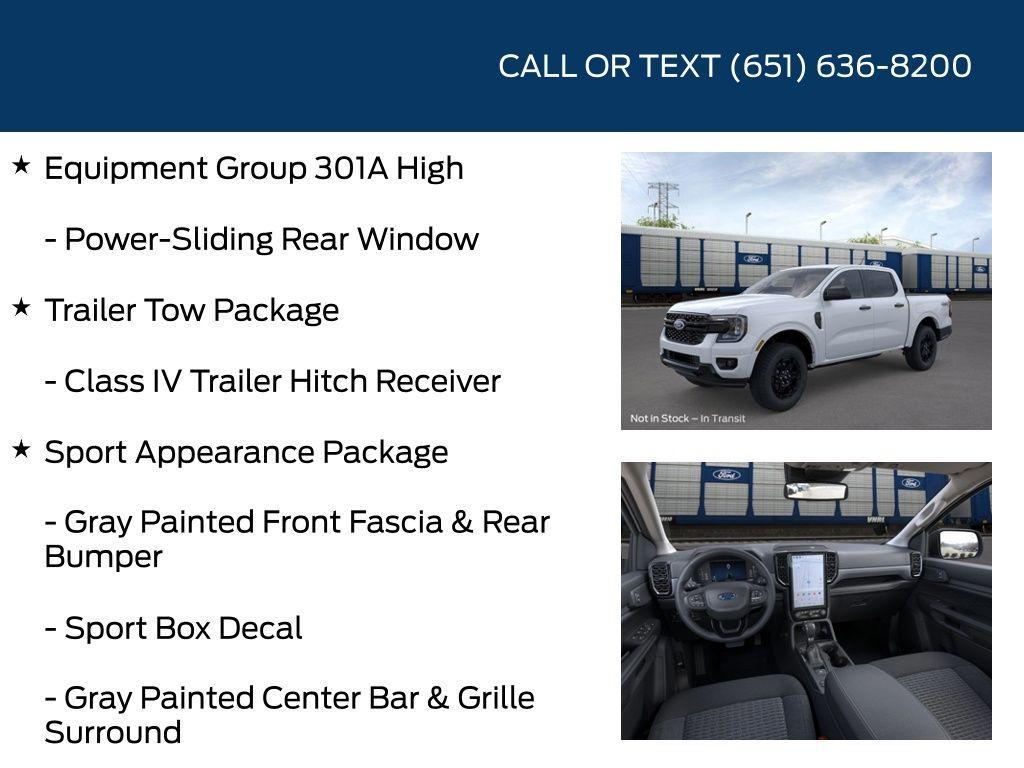 new 2025 Ford Ranger car, priced at $42,572