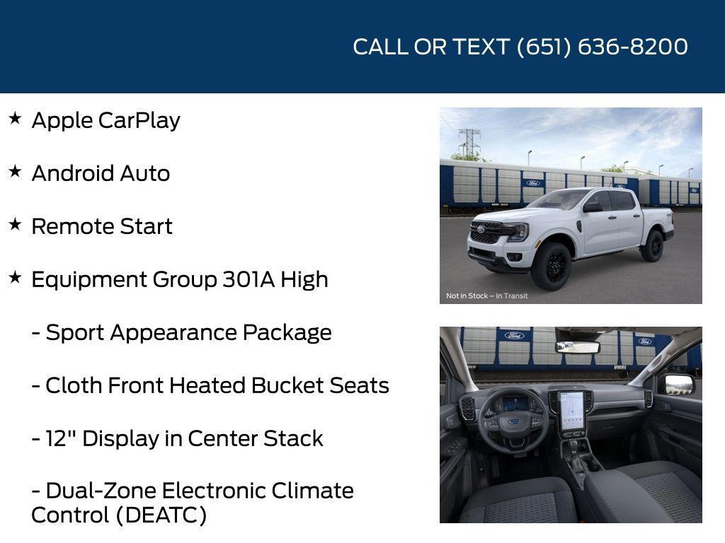 new 2025 Ford Ranger car, priced at $42,572