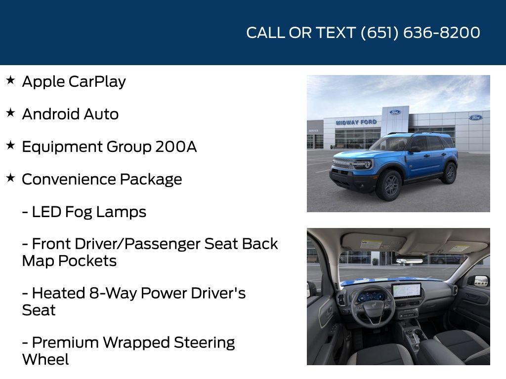 new 2025 Ford Bronco Sport car, priced at $30,710