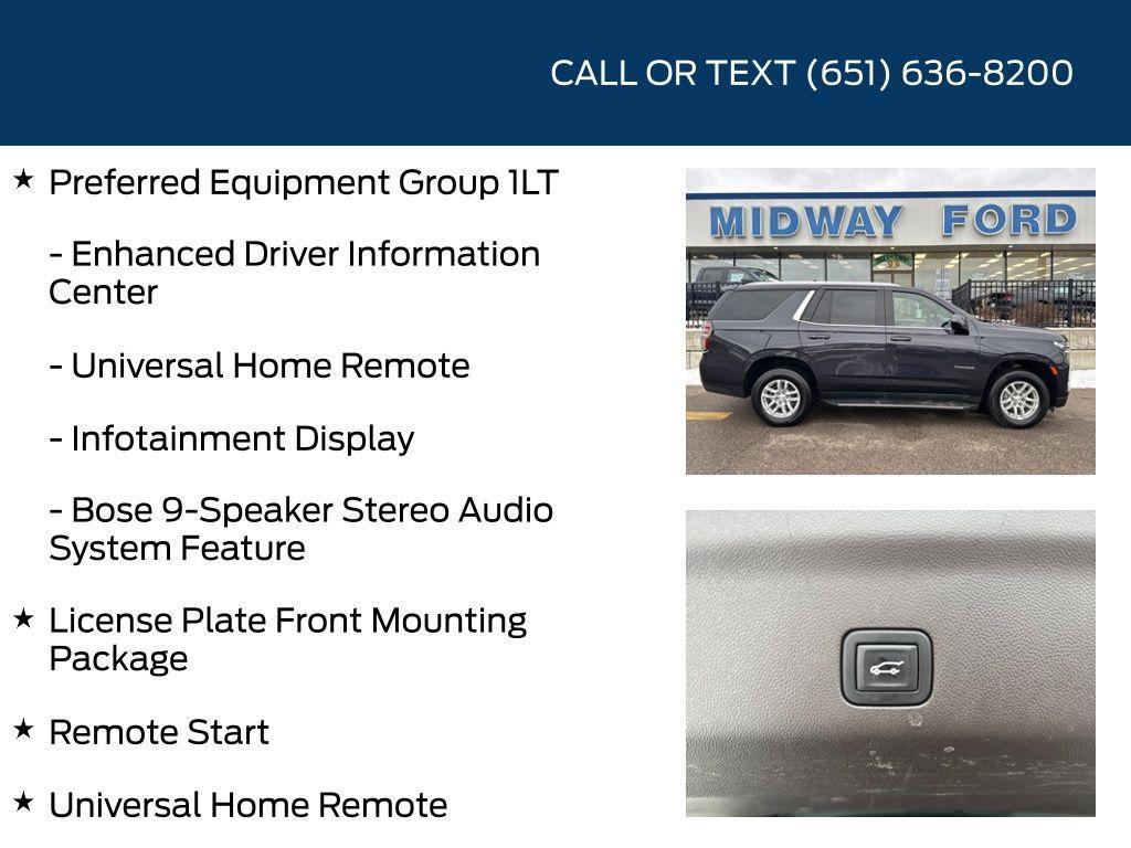 used 2023 Chevrolet Tahoe car, priced at $45,199