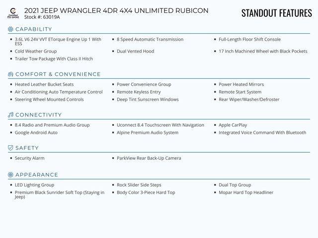 used 2021 Jeep Wrangler Unlimited car, priced at $45,919