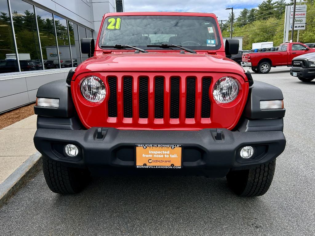 used 2021 Jeep Wrangler car, priced at $31,602