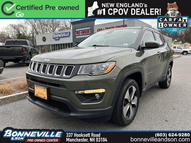used 2018 Jeep Compass car, priced at $17,602