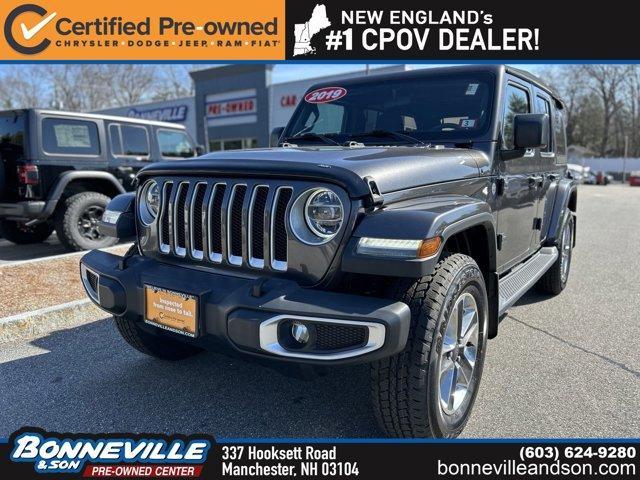 used 2019 Jeep Wrangler Unlimited car, priced at $38,423