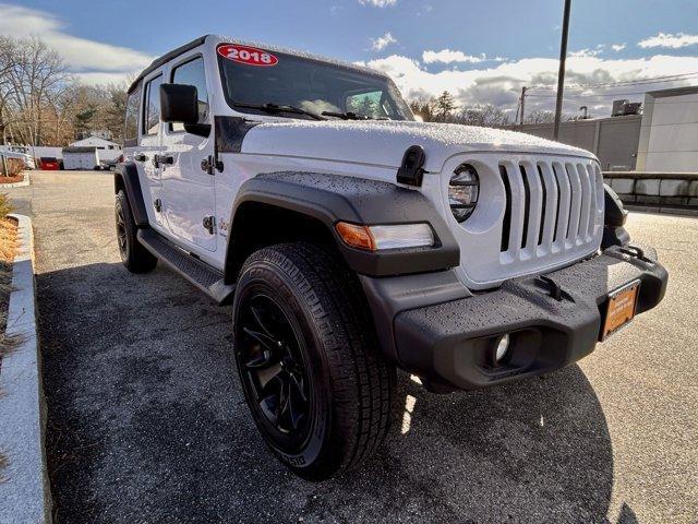 used 2018 Jeep Wrangler Unlimited car, priced at $23,912