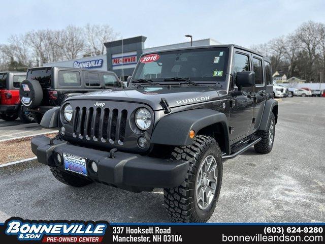 used 2016 Jeep Wrangler Unlimited car, priced at $17,901