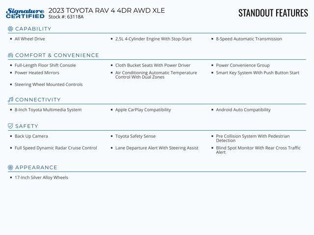 used 2023 Toyota RAV4 car, priced at $32,418