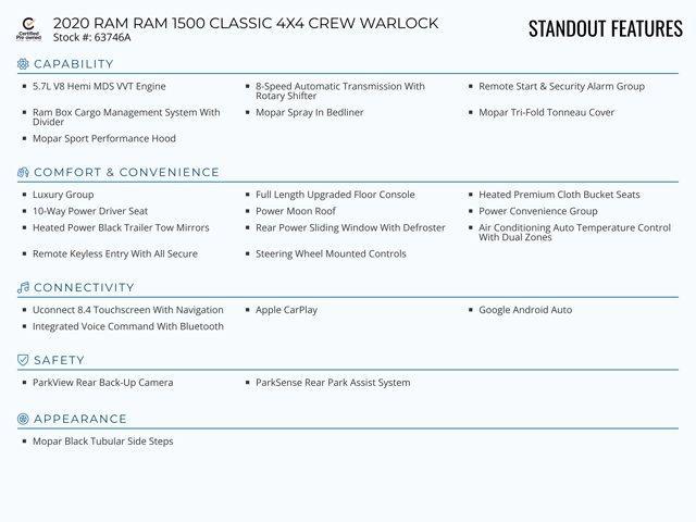 used 2020 Ram 1500 Classic car, priced at $33,946