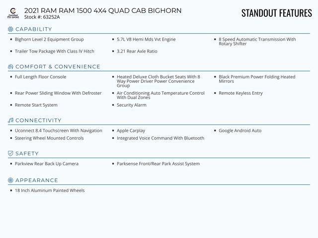 used 2021 Ram 1500 car, priced at $37,953