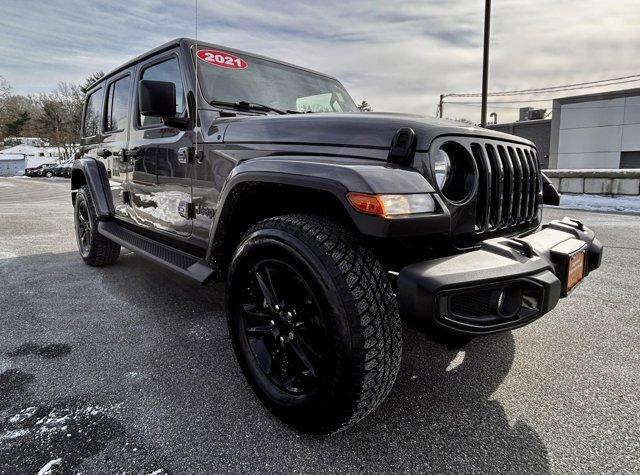 used 2021 Jeep Wrangler Unlimited car, priced at $39,375