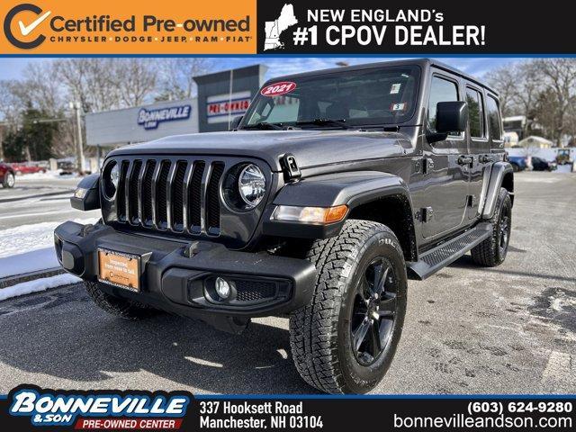 used 2021 Jeep Wrangler Unlimited car, priced at $39,375