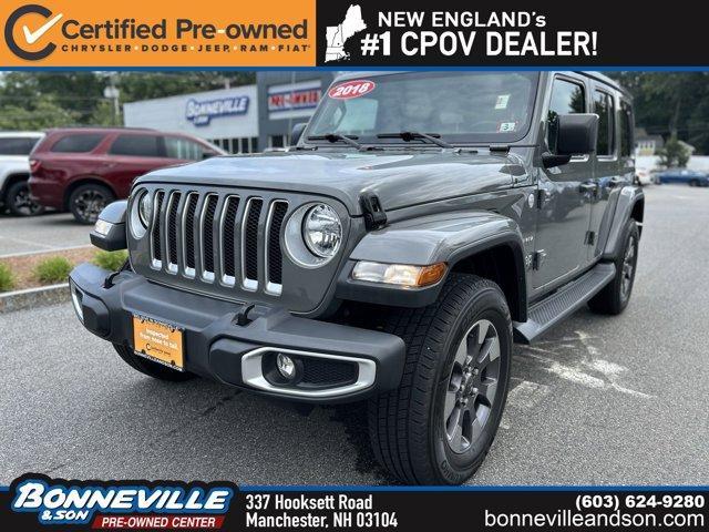 used 2018 Jeep Wrangler Unlimited car, priced at $32,922